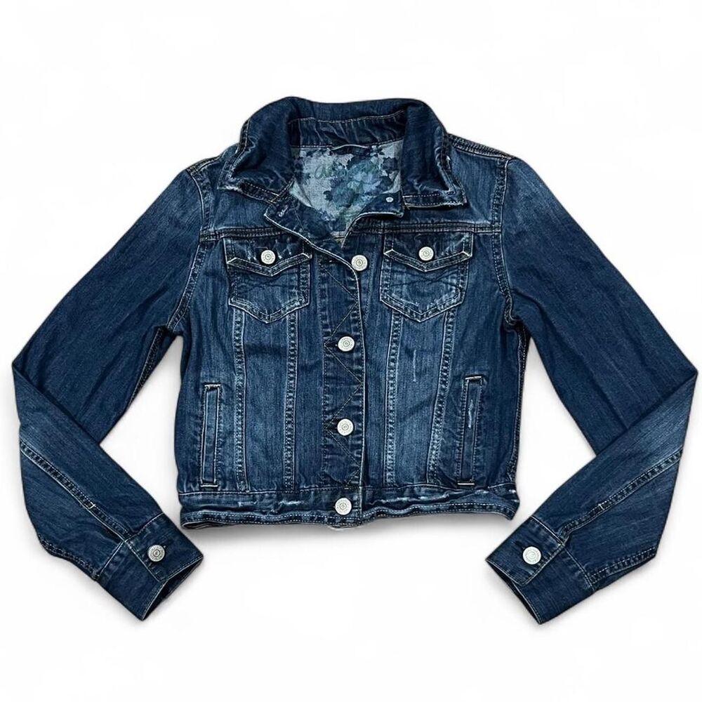 Aeropostale Women's Blue and Navy Jacket
